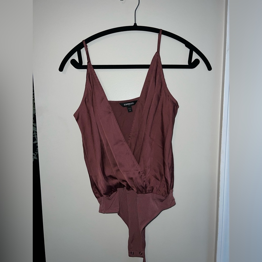 Express satin body suit